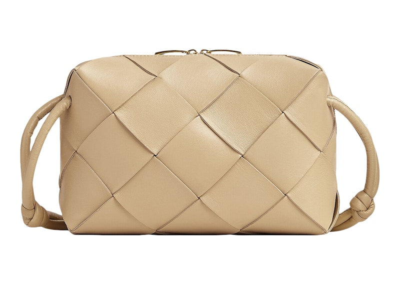 Bottega Veneta Cassette Camera Bag Small Intreccio Porridge
