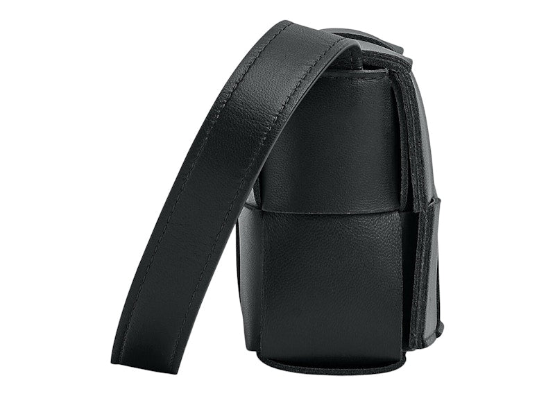 Bottega Veneta Cassette Mini Intreccio Black