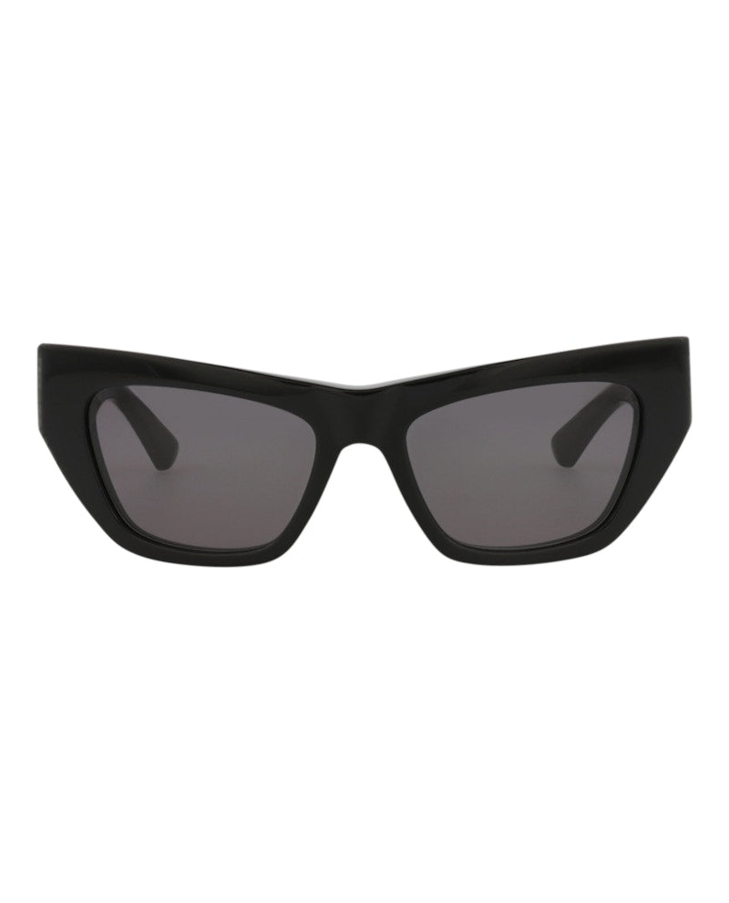 Bottega Veneta Cat Eye-Frame Acetate Sunglasses Black Black Grey (BV1177S-30013666-001)