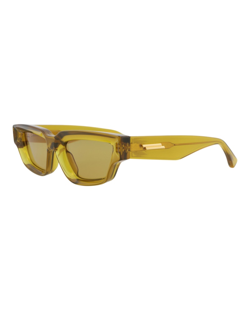 Bottega Veneta Cat Eye-Frame Injection Sunglasses Brown Brown Yellow (BV1250S-30014559-003)