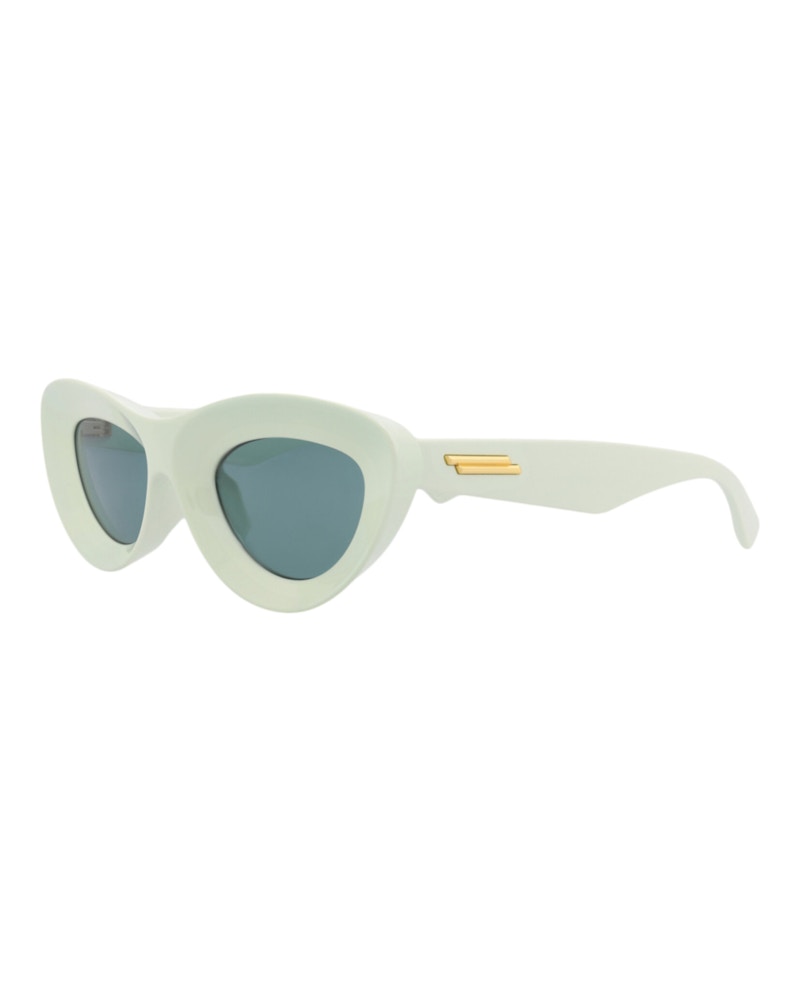 Bottega Veneta Cat Eye-Frame Injection Sunglasses Green Green Green (BV1325S-30015750-004)
