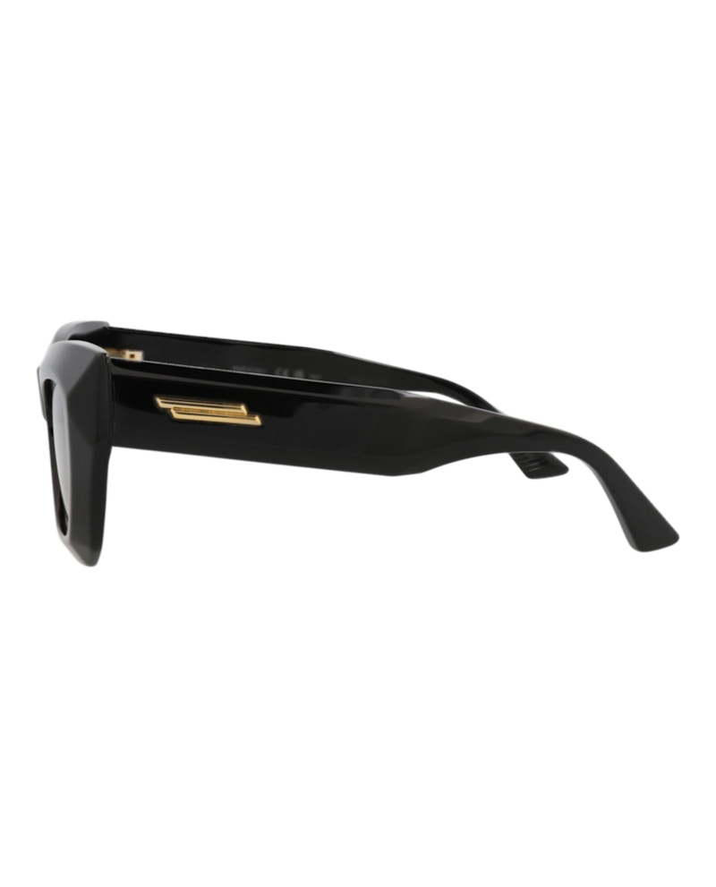 Bottega Veneta Cat Eye-Frame Recycled Acetate Sunglasses Black Black Grey (BV1251S-30014558-001)