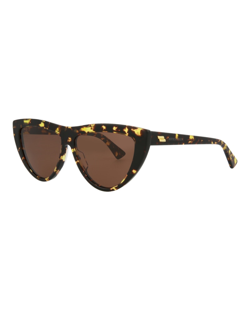 Bottega Veneta Cat Eye Sunglasses Havana/Havana/Brown (BV1018S-30008309-002)