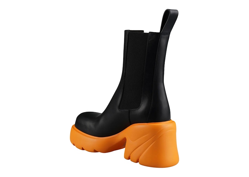 Bottega Veneta Flash Boots Black Tangerine (Women's)