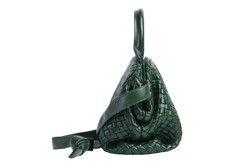 Bottega Veneta Handle Intrecciato Top Handle Small Raintree