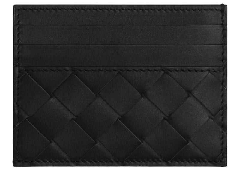 Bottega Veneta Intrecciato Card Case (635057 VCPQ3 8803) Black