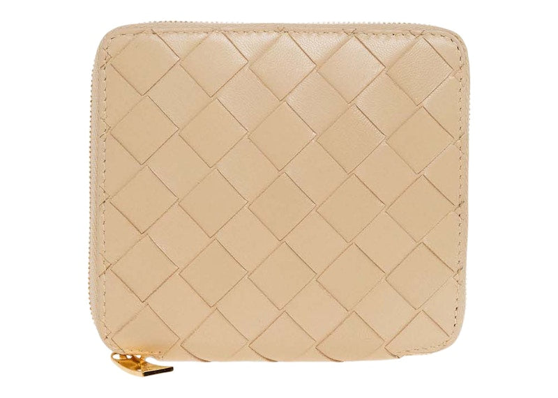 Bottega Veneta Intrecciato Leather Wallet Porridge