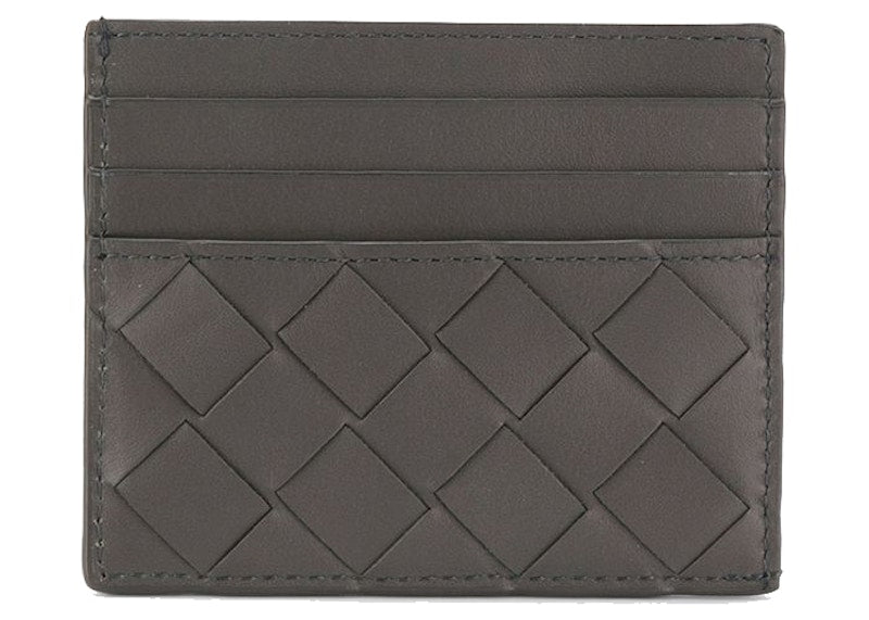 Bottega Veneta Intrecciato Weave Cardholder Black