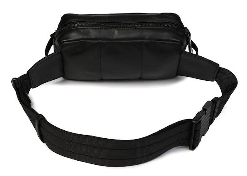 Bottega Veneta Intrecciato Weave Square Belt Bag Black