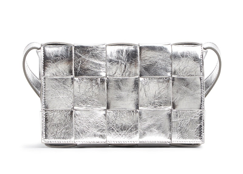 Bottega Veneta Intreccio Cassette Silver