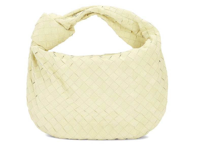 Bottega Veneta Jodie Intrecciato Shoulder Bag Teen Lemon