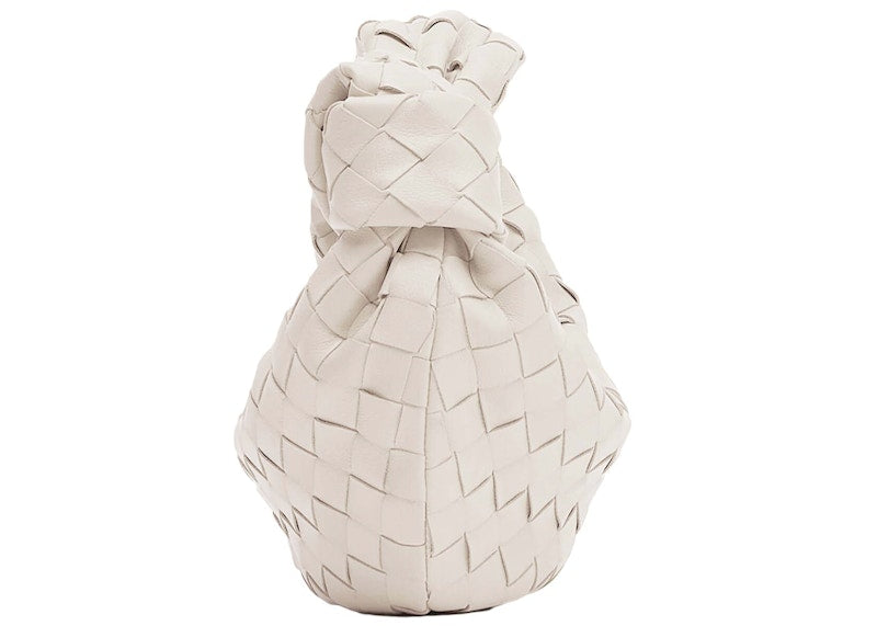 Bottega Veneta Jodie Mini Intrecciato Chalk