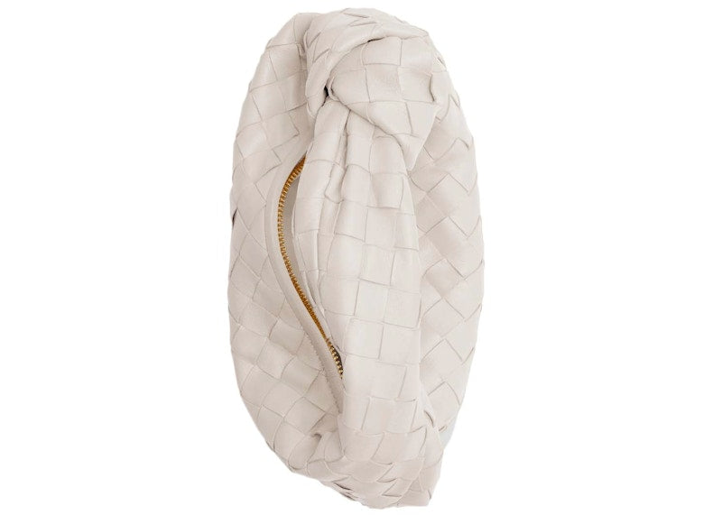 Bottega Veneta Jodie Mini Intrecciato Chalk