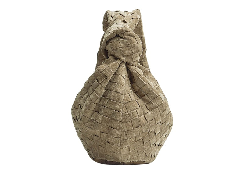 Bottega Veneta Jodie Shoulder Bag Teen Intrecciato Taupe