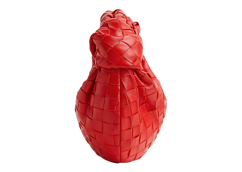Bottega Veneta Jodie Top Handle Bag Mini Intrecciato Redstone