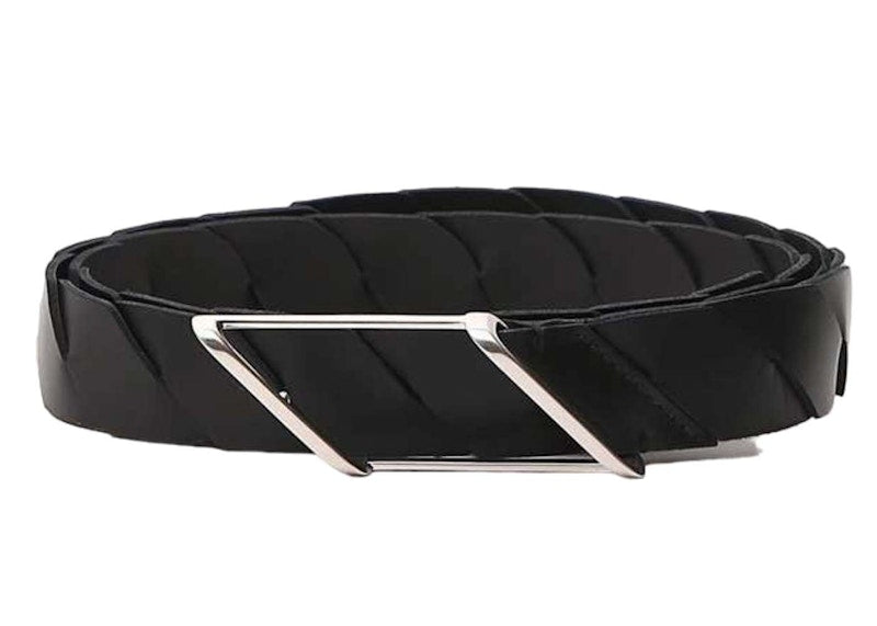 Bottega Veneta Leather Belt Black