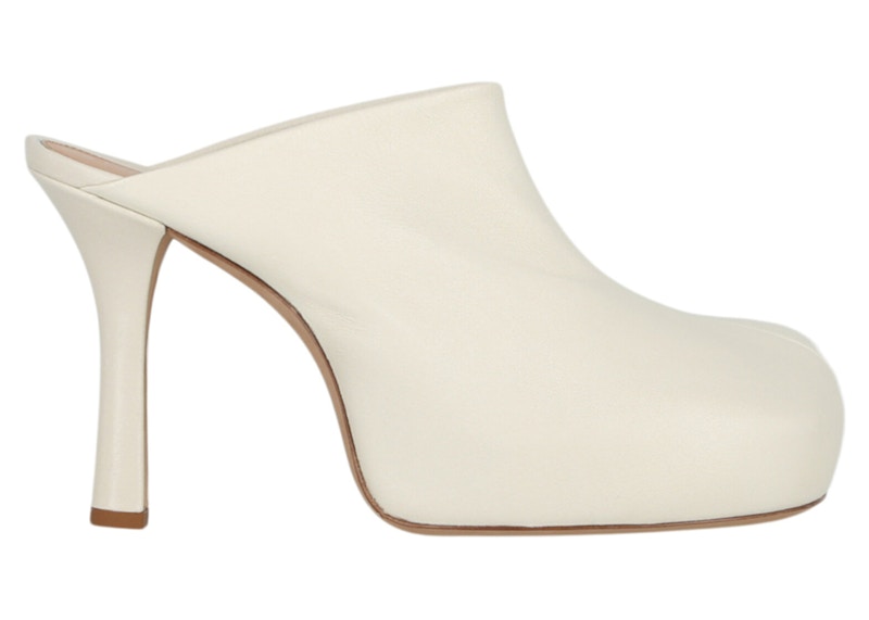 Bottega Veneta Leather Mules White (Women's)