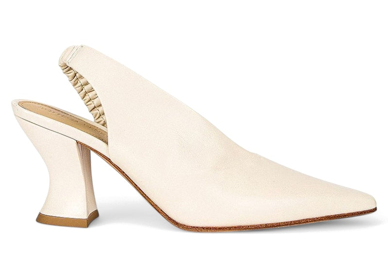 Bottega Veneta Leather Pumps Off-White (Women's)