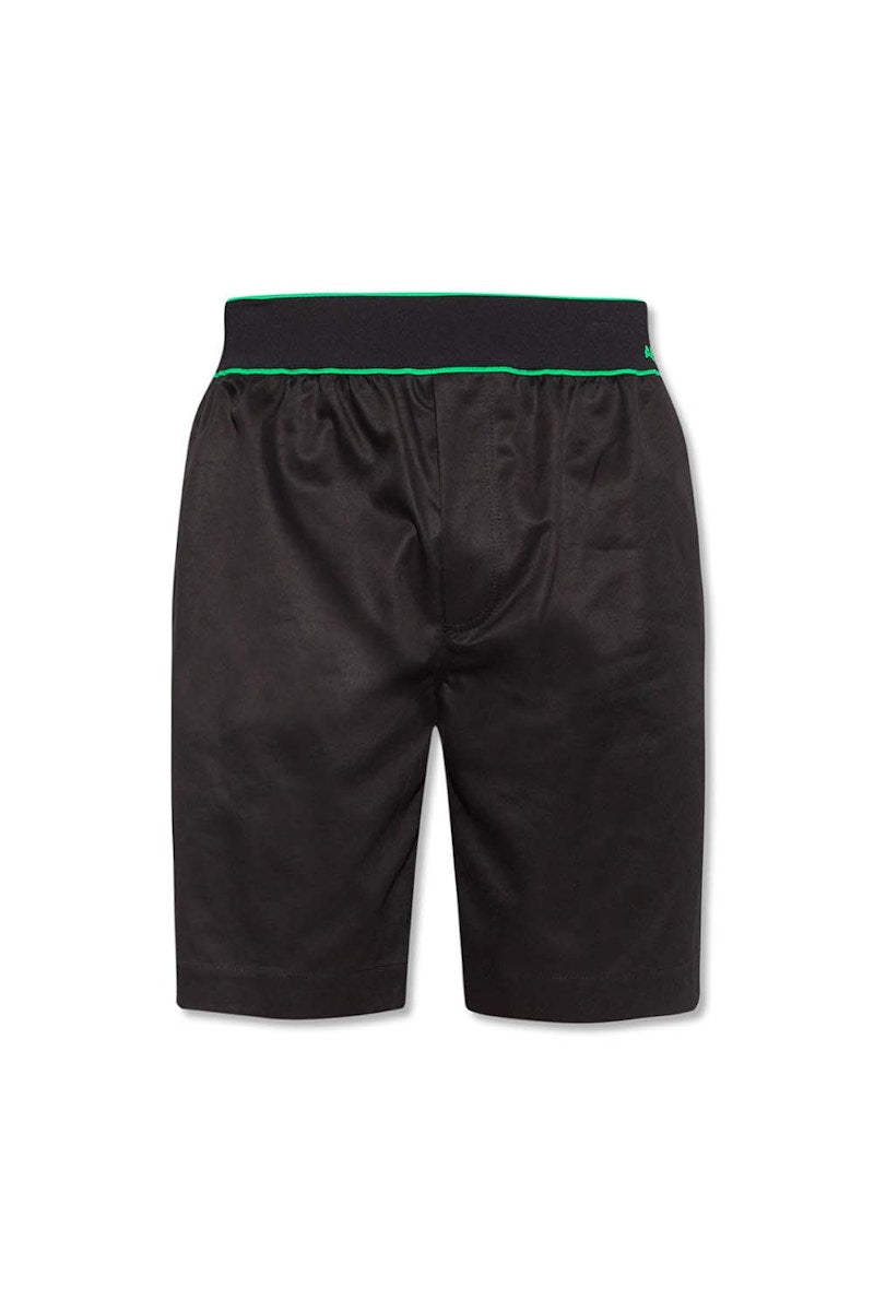 Bottega Veneta Logo Elastic Waist Shorts Black/Green