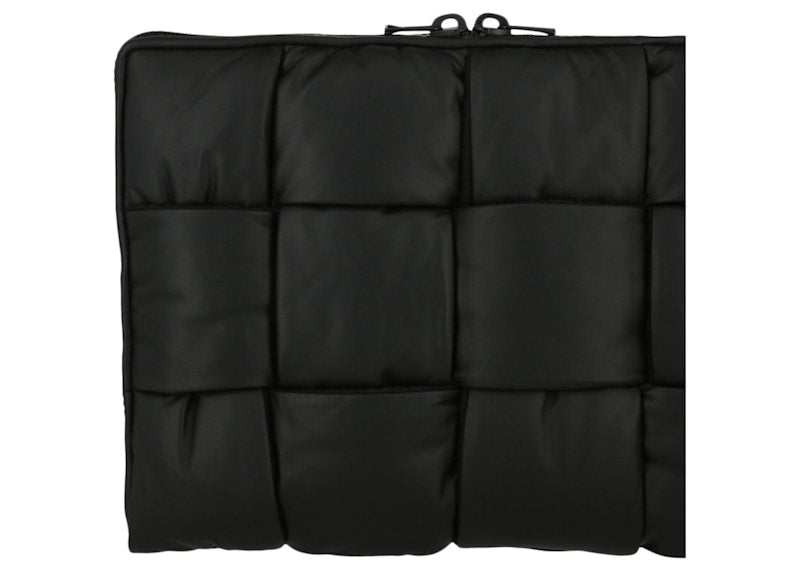 Bottega Veneta Maxi Intrecciato Puffer Laptop Pouch Black/Multi