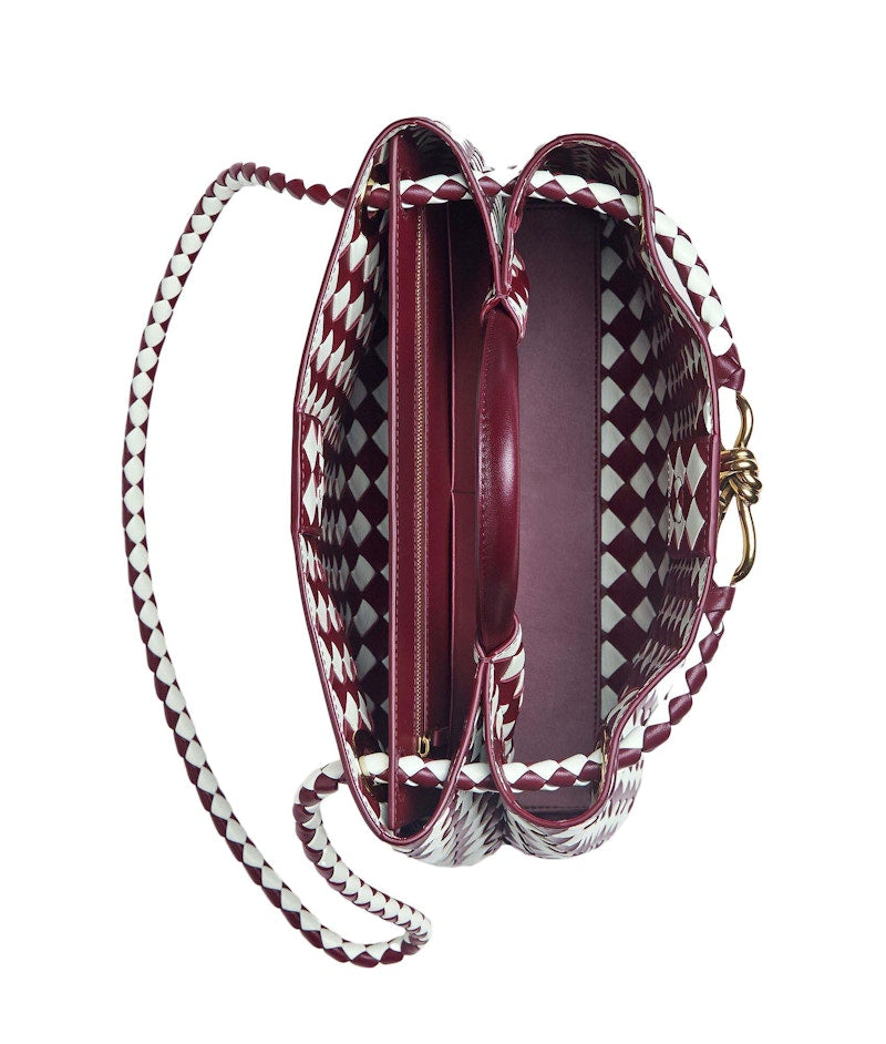 Bottega Veneta Medium Andiamo Bag Barolo/Glacier