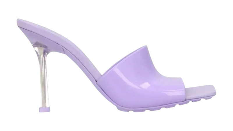 Bottega Veneta Mule Heel Sandal Puddle Sole Wisteria (Women's) Purple