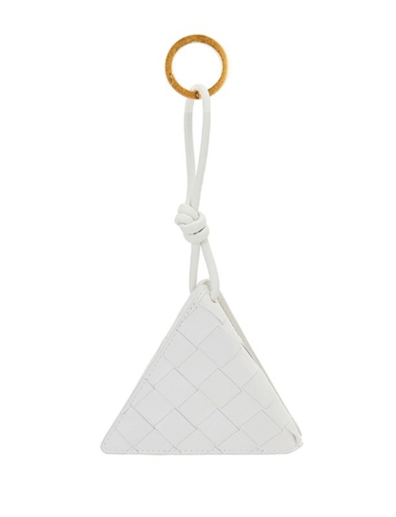Bottega Veneta New Leather Coin Purse White