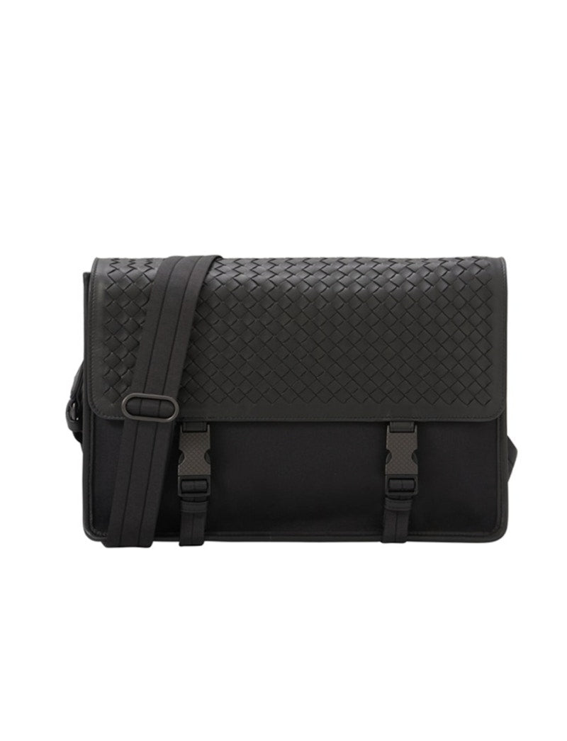 Bottega Veneta Nylon Crossbody Black