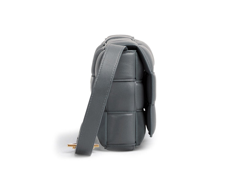 Bottega Veneta Padded Cassette Intrecciato Thunder