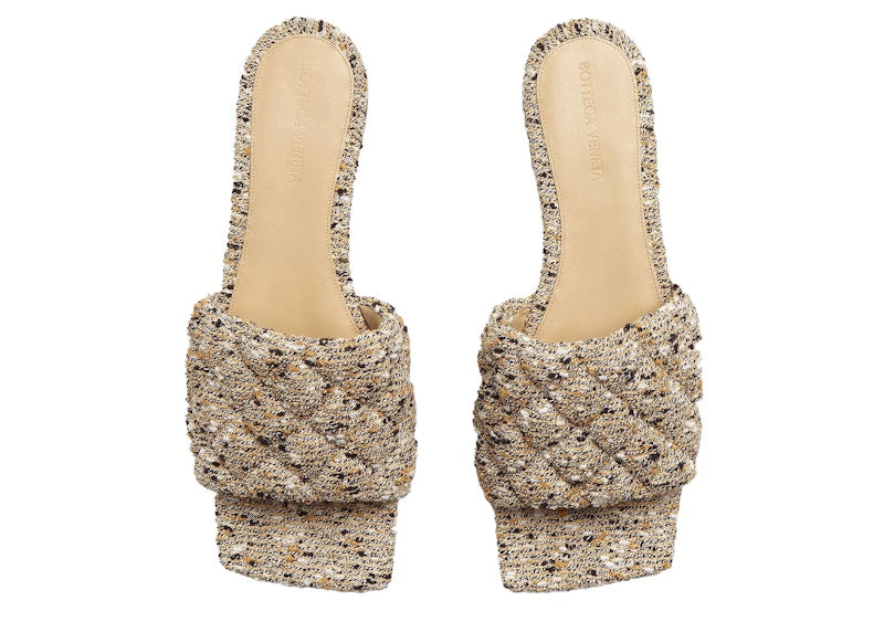 Bottega Veneta Padded Flat Sandal Camel Fabric (Women's)