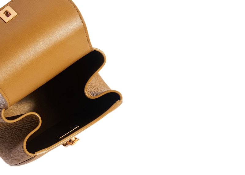 Bottega Veneta Palmellato Convertible Belt Bag Mini Mustard