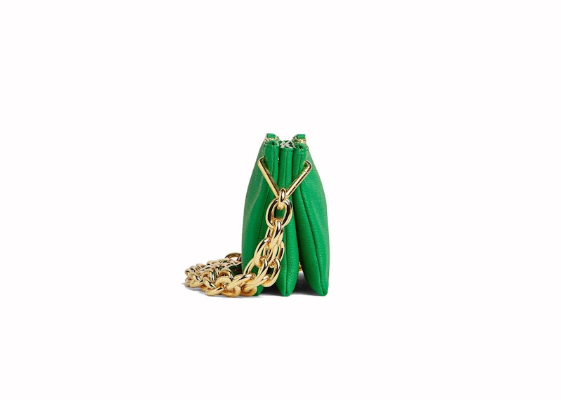 Bottega Veneta Parakeet Chain Pouch Green