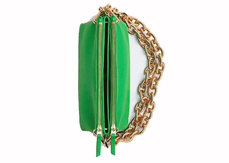 Bottega Veneta Parakeet Chain Pouch Green
