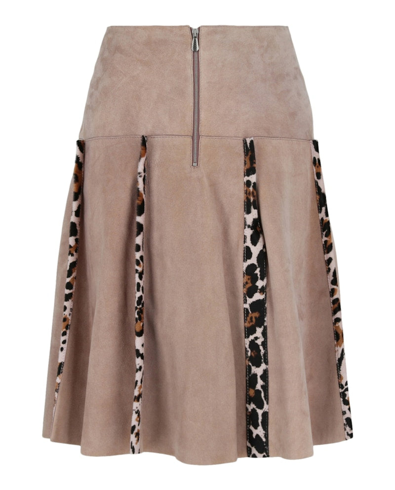 Bottega Veneta Pleated Mini Skirt Rose Quartz