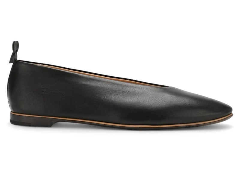 Bottega Veneta Pointed Toe Ballet Flats Black (Women's)