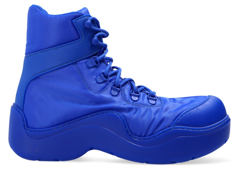 Bottega Veneta Puddle Bomber Ankle Boot Cobalt (Women's)
