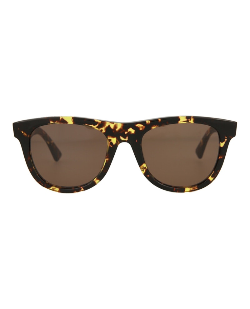 Bottega Veneta Round-Frame Acetate Sunglasses Havana Havana Brown (BV1001S-30007848-002)