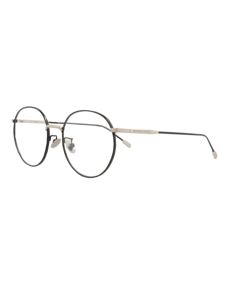 Bottega Veneta Round-Frame Metal Optical Frames Brown Brown (BV0214O-30003010-002)