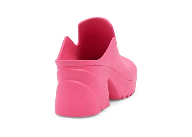Bottega Veneta Rubber Flash Clogs Cranberry