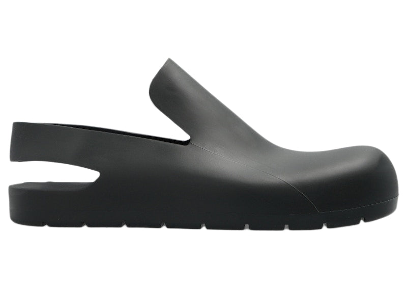 Bottega Veneta Rubber Slingback Puddle Shoe Black