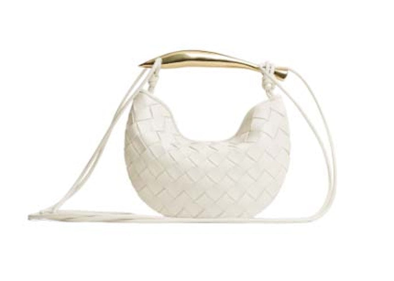 Bottega Veneta Sardine Mini Chalk
