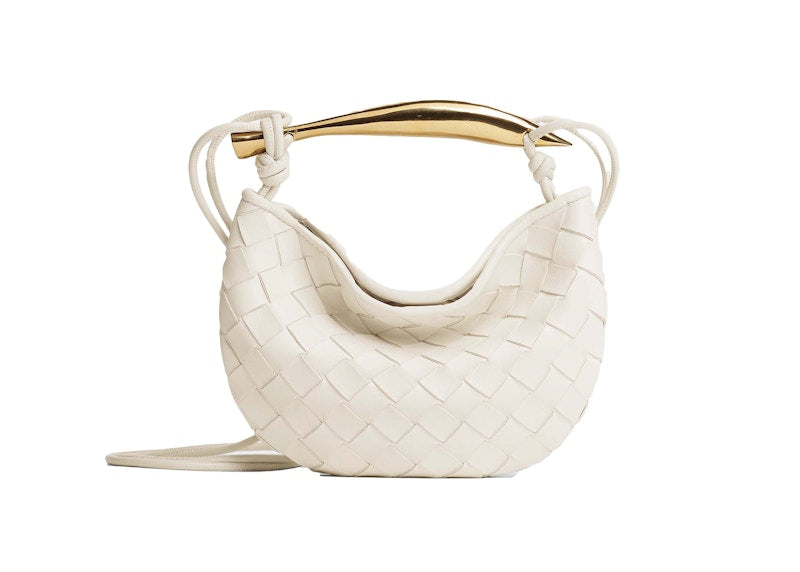 Bottega Veneta Sardine Mini Chalk