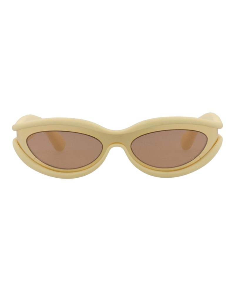 Bottega Veneta Shield Wrap Sunglasses Gold/Gold/Brown (BV1211S-30014364-005)