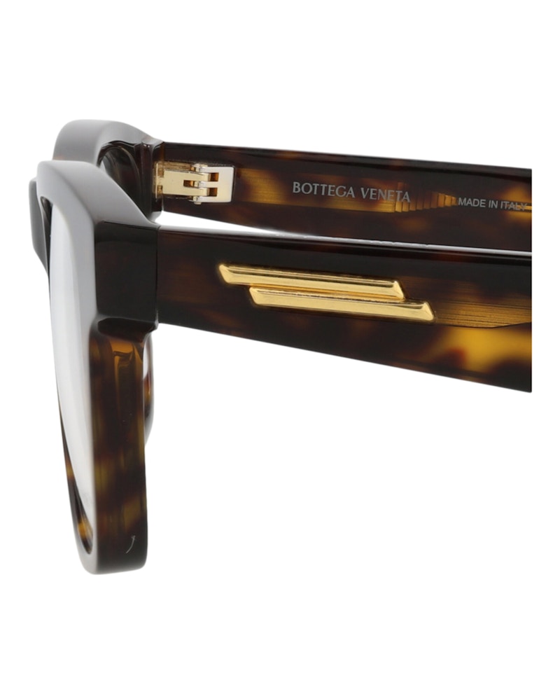Bottega Veneta Square-Frame Acetate Optical Frames Havana Havana Transparent (BV1120O-30011521-002)