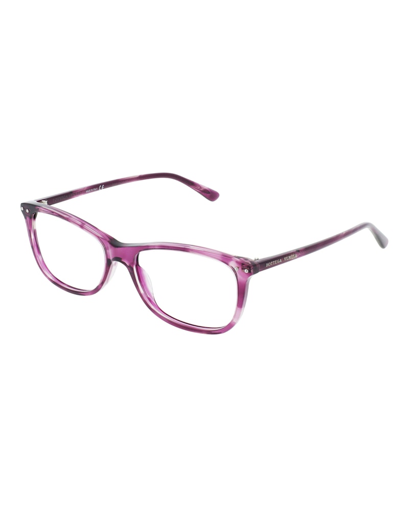 Bottega Veneta Square-Frame Acetate Optical Frames Violet Violet Transparent (BV0164O-30002459-003)