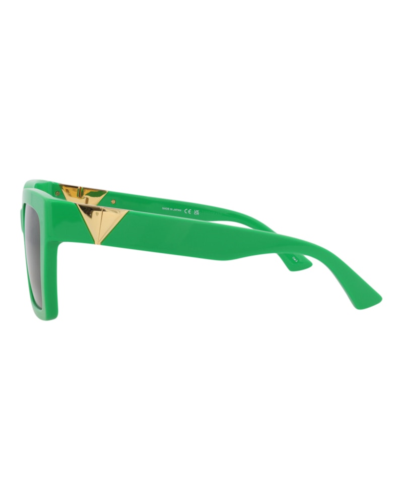 Bottega Veneta Square-Frame Acetate Sunglasses Green Green Green (BV1198SA-30013770-003)