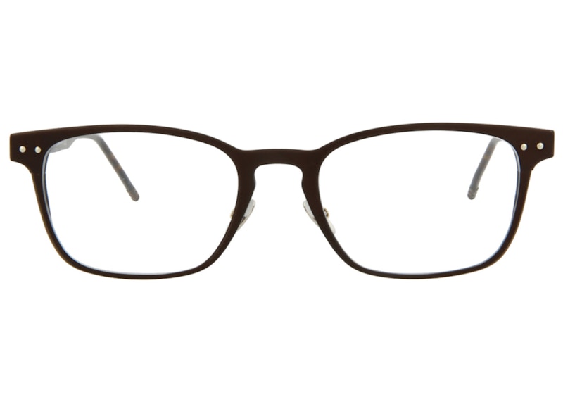 Bottega Veneta Square-Frame Alluminium Optical Frames Brown/Havana/Transparent (BV0213O-30002998-005-20344)