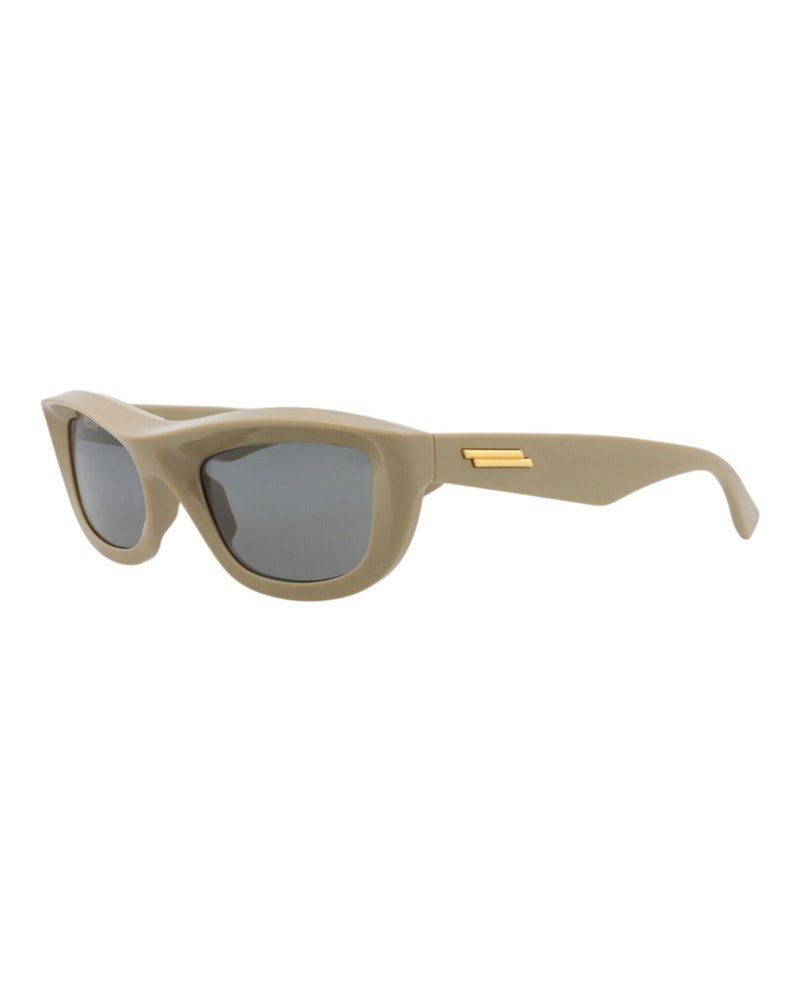 Bottega Veneta Square-Frame Injection Sunglasses Brown Brown Grey (BV1326S-30015719-003)