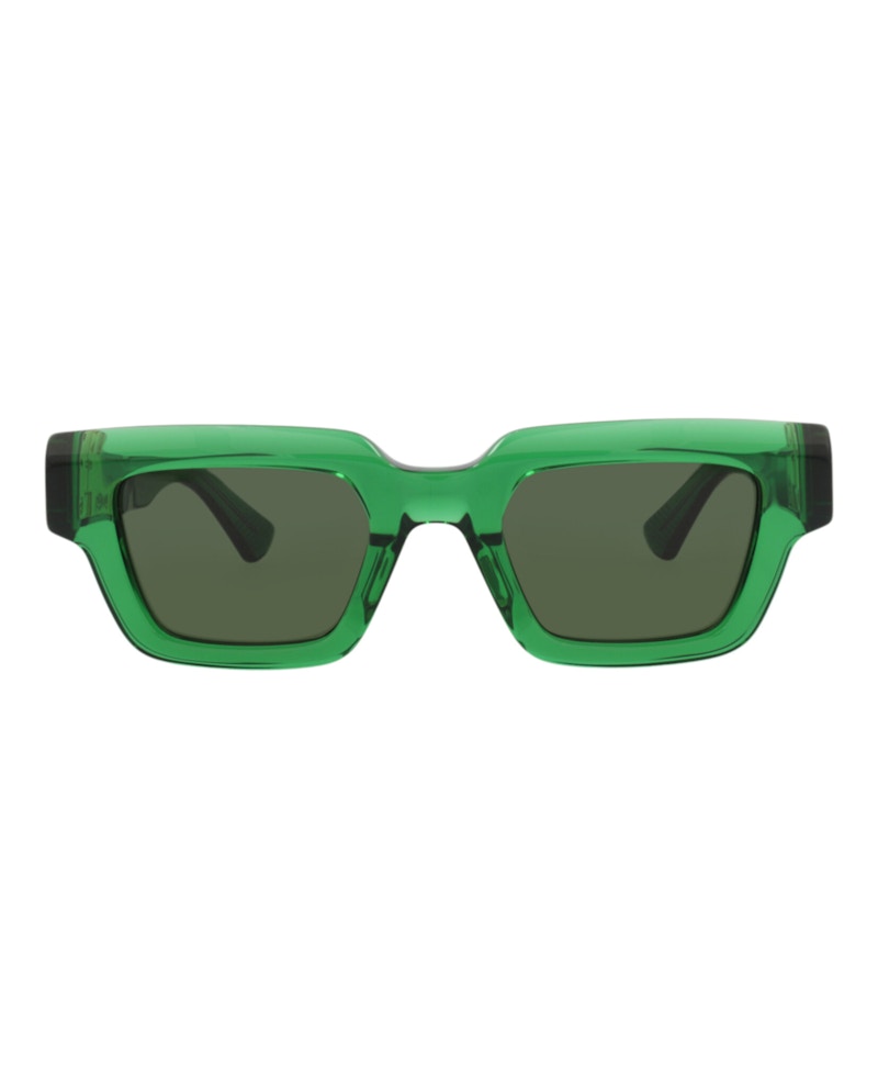 Bottega Veneta Square-Frame Recycled Acetate Sunglasses Green Green Green (BV1230S-30014281-002)