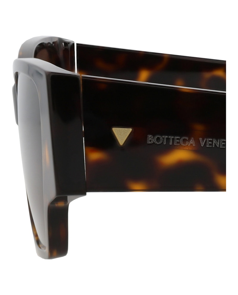 Bottega Veneta Square-Frame Recycled Acetate Sunglasses Havana Havana Brown (BV1285S-30015216-002)